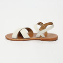 Sandalias Eneya - Croco Blanco