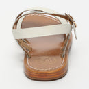 Sandalias Eneya - Croco Blanco