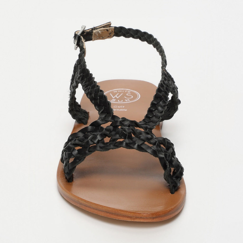 White Sun - Jihar Sandals - Black