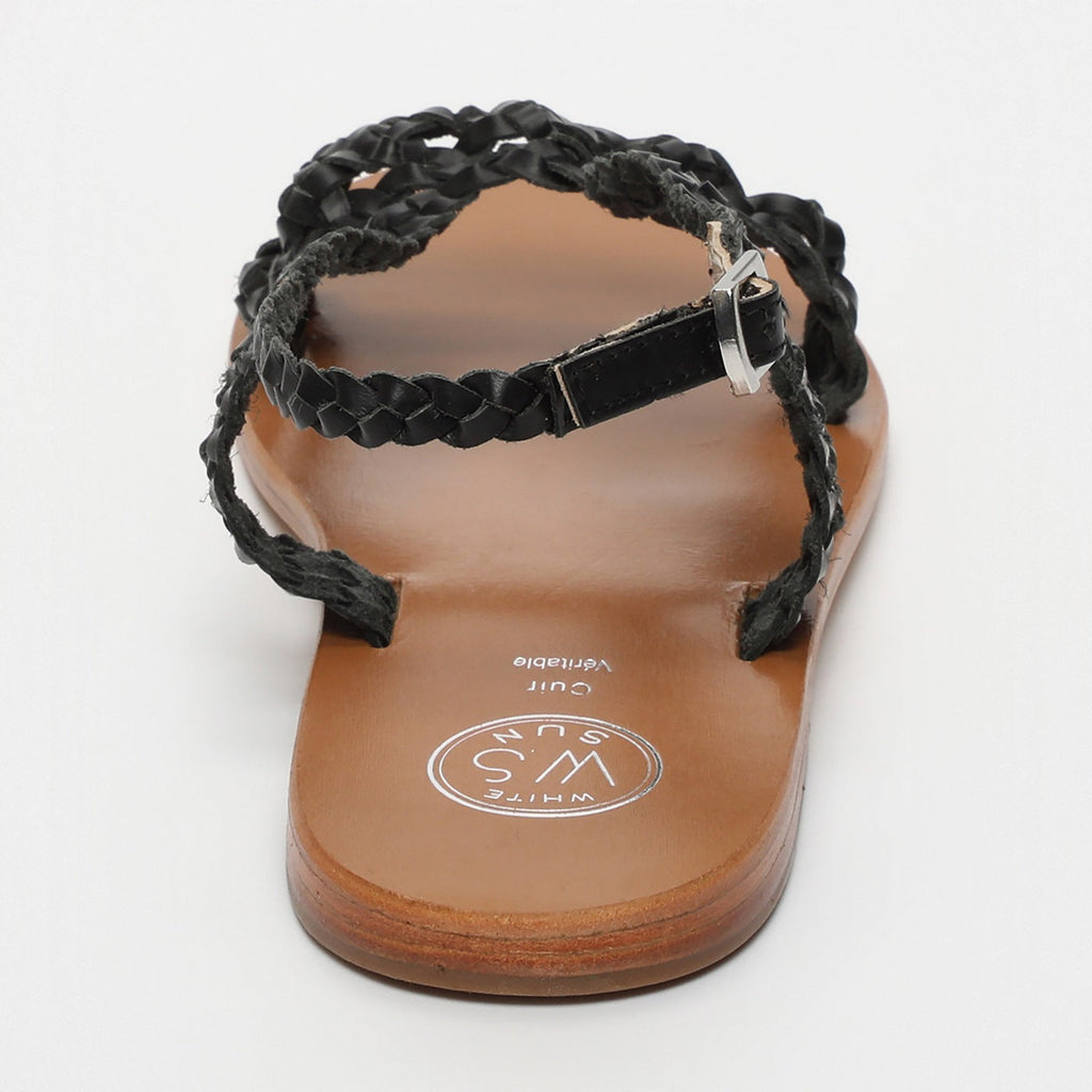 White Sun - Jihar Sandals - Black