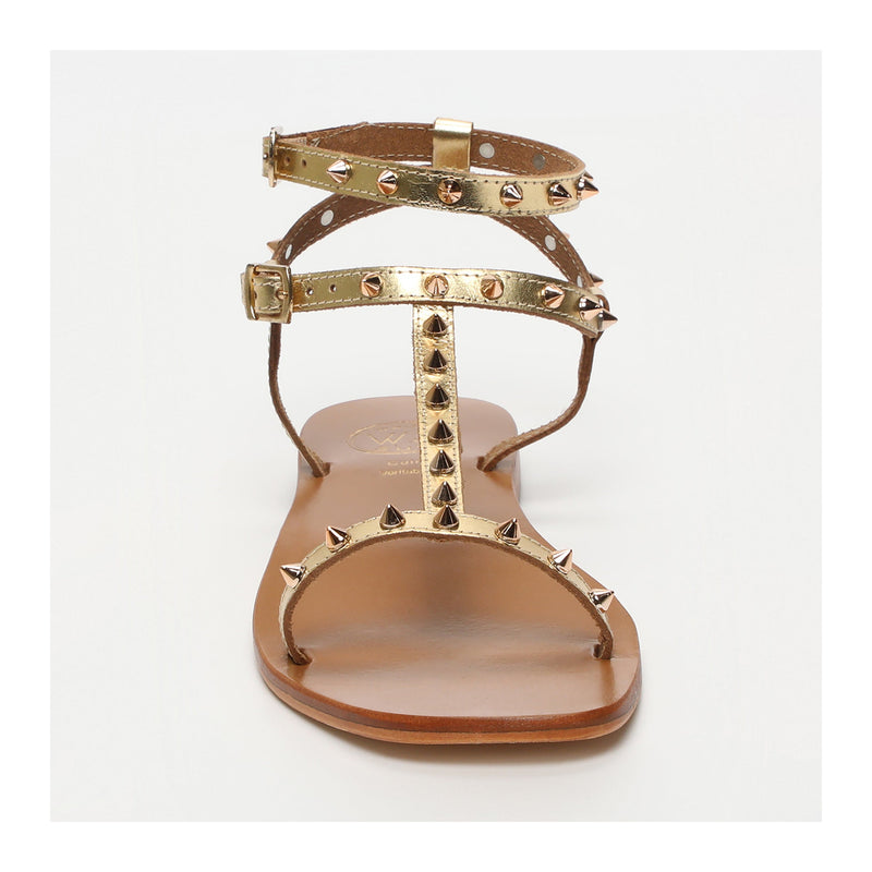Fareani Sandals - Dark Gold