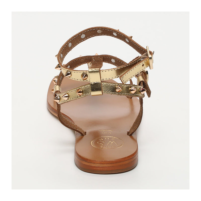 Fareani Sandals - Dark Gold