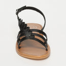 White Sun - Sandales Satyre - Black Buff - Black