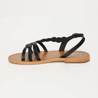 Satyre Sandals - Black Buff - Black