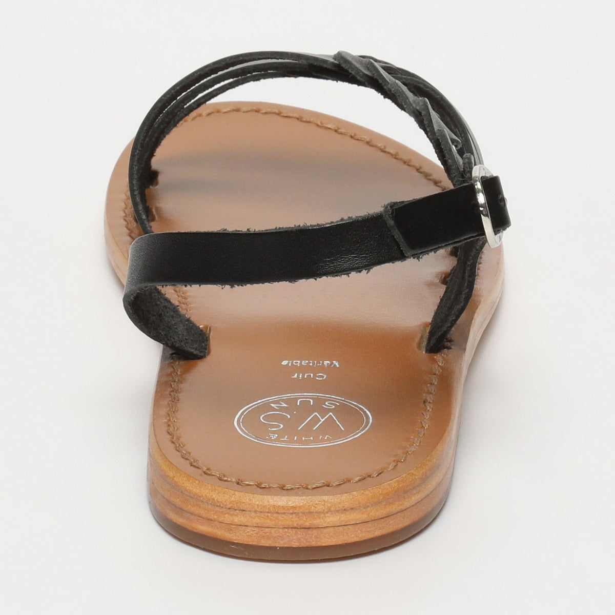 Satyre Sandals - Black Buff - Black