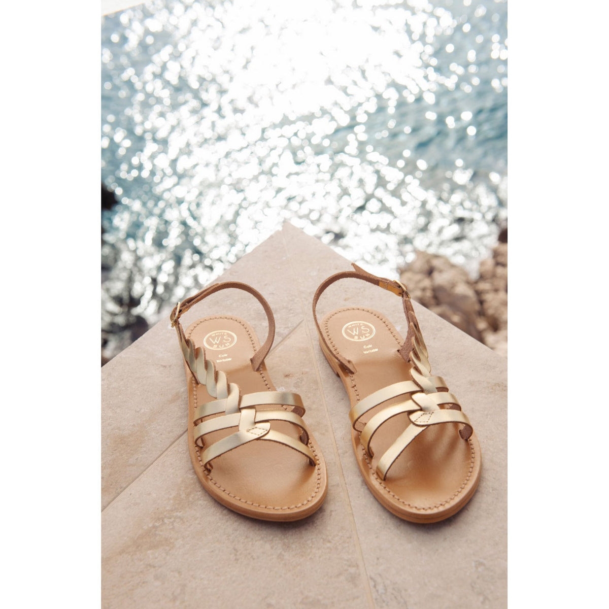 Sandalias Satyre - Dark Gold Buff - Dark Gold