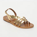 Sol Blanco - Sandalias Satyr - Buff Oro Oscuro - Oro Oscuro