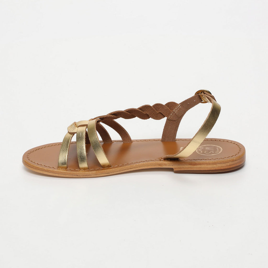 Sandalias Satyre - Dark Gold Buff - Dark Gold