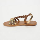 Sol Blanco - Sandalias Satyr - Buff Oro Oscuro - Oro Oscuro