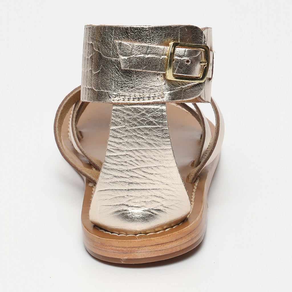 Sandales Manoa - Light Gold Croco