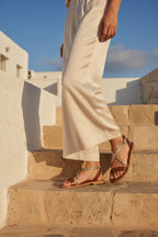 Sandalias Talia - Dorado y Camel