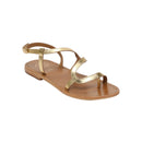 White Sun - Sandales Hoani - Goat Dark Gold - Doré