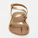 White Sun - Sandales Hoani - Goat Dark Gold - Doré