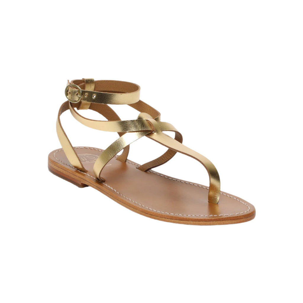 Esther Sandals - Dark Gold Buff - Dark Gold