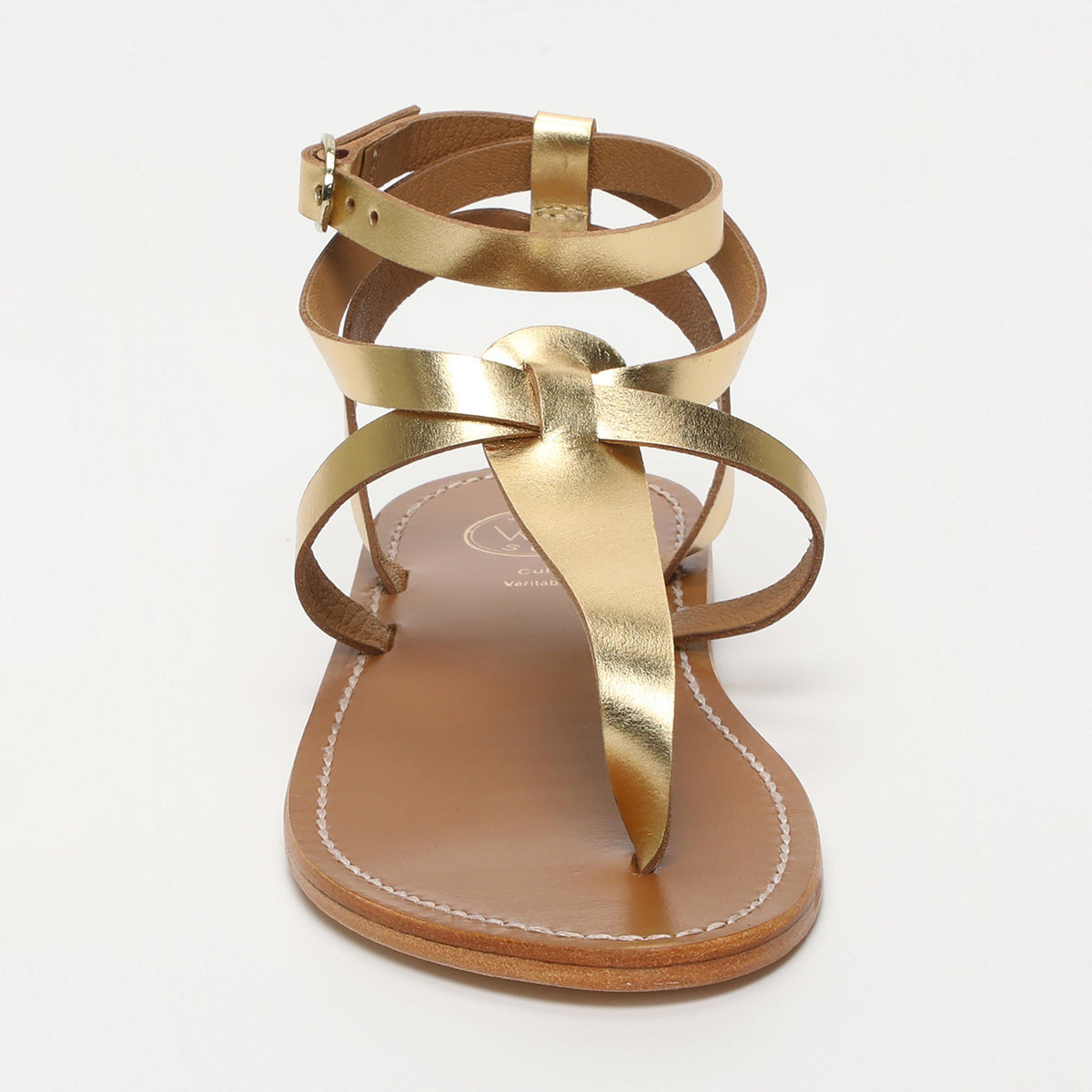 Esther Sandals - Dark Gold Buff - Dark Gold