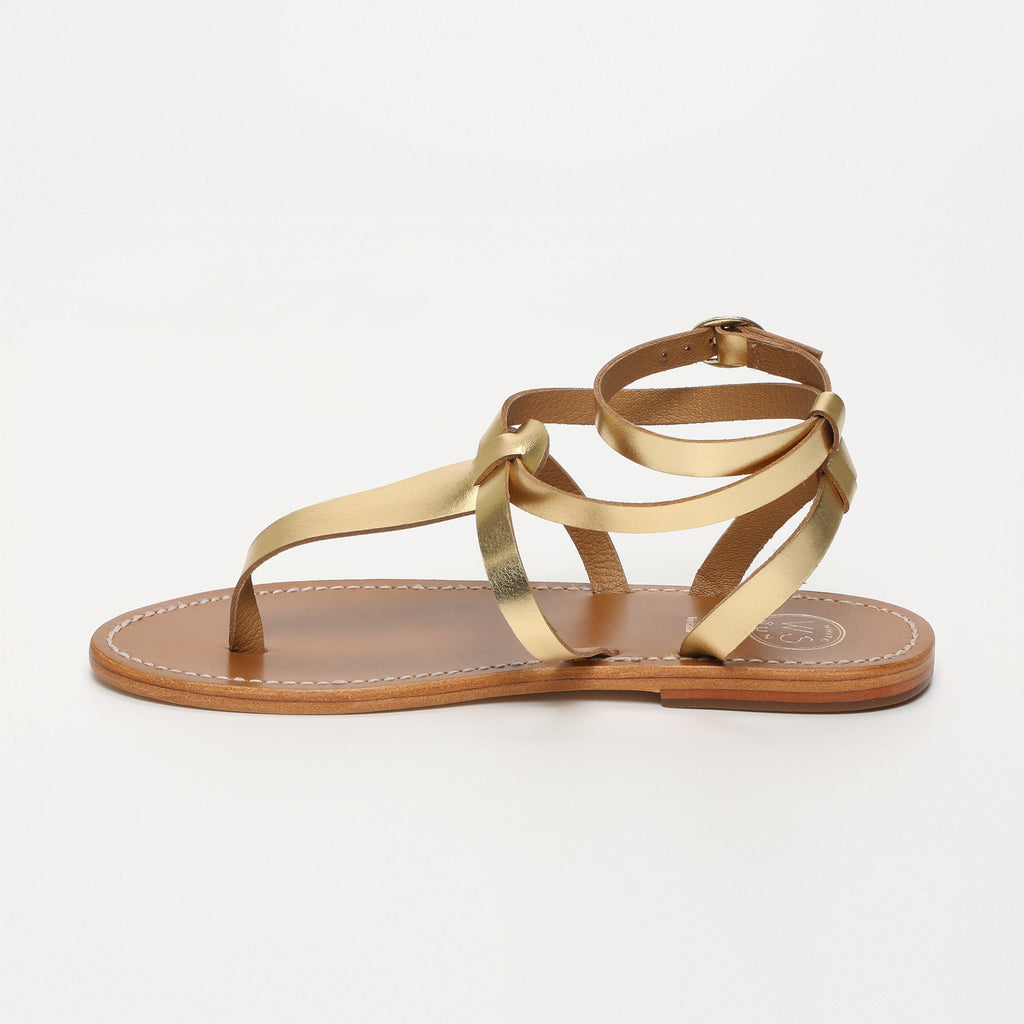 Esther Sandals - Dark Gold Buff - Dark Gold