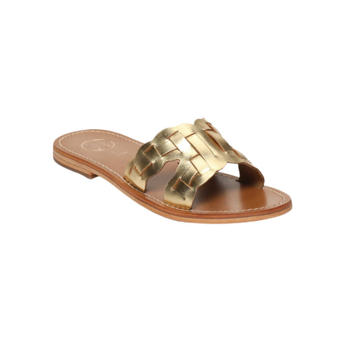 White Sun - Arezu Mules - Dark Gold Buff - Gold