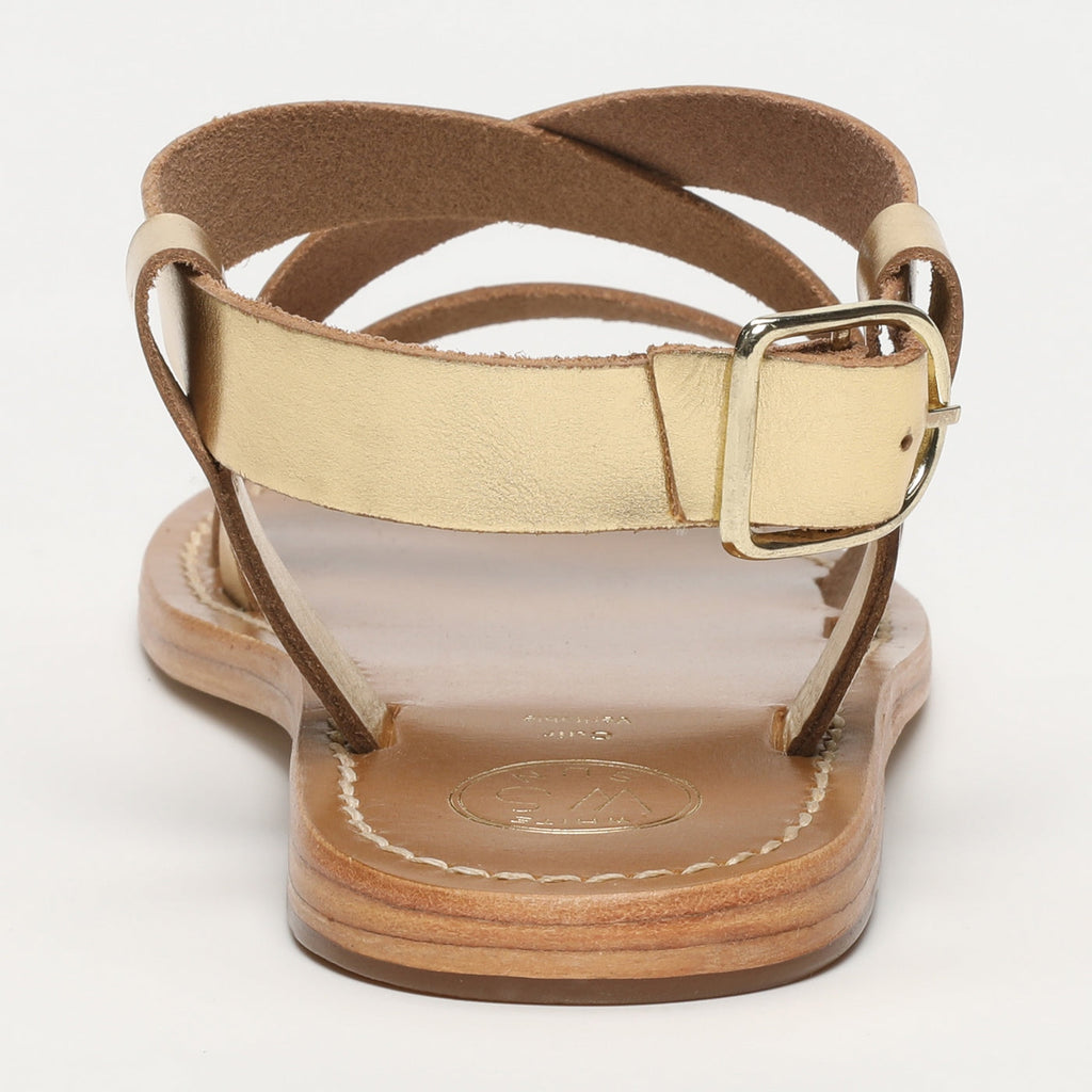 White Sun - Sandalias Tenzin - Oro Buff - Oro
