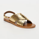 White Sun - Sandales Trinity - Dark Gold Buff - Dark Gold