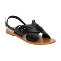 White Sun - Trinity Sandals - Black Buff - Black