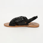 White Sun - Trinity Sandals - Black Buff - Black