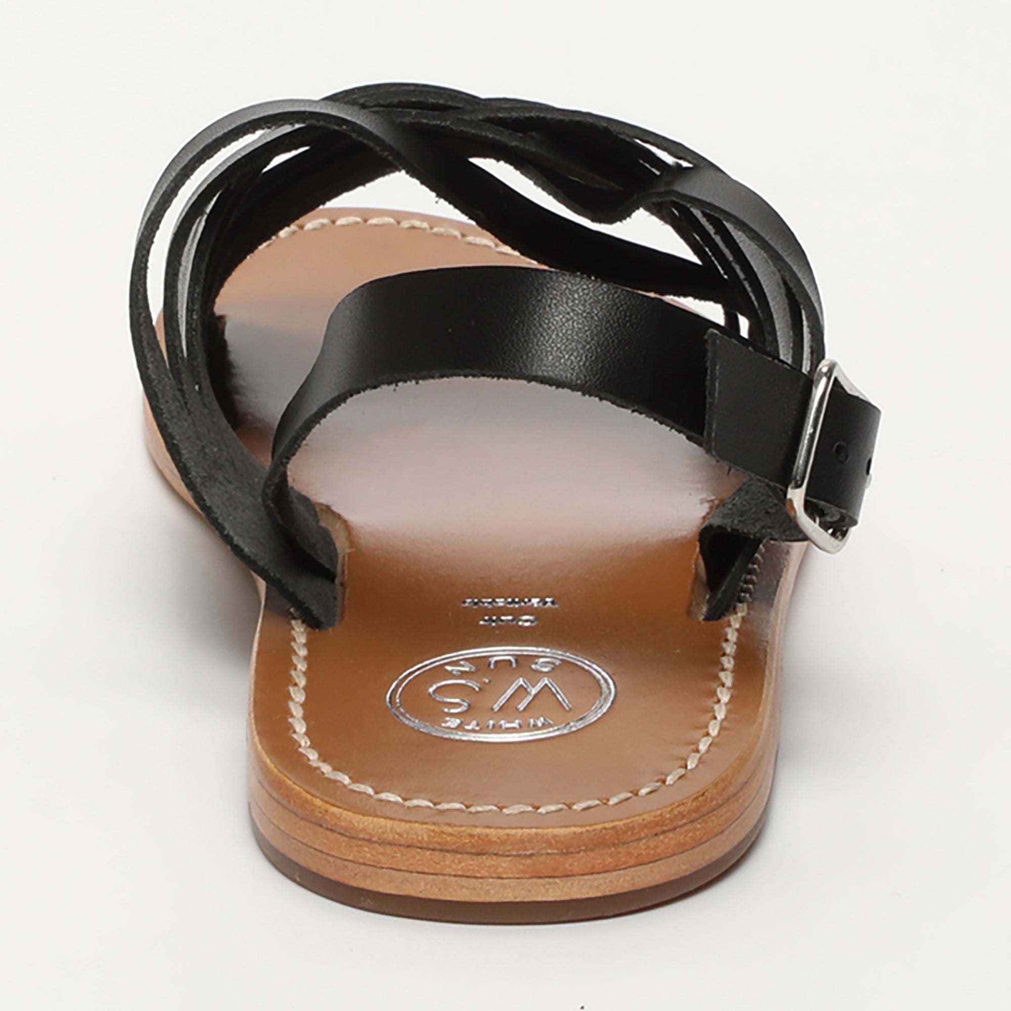 White Sun - Trinity Sandals - Black Buff - Black