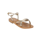 White Sun - Tia Sandals - Gold Goat Leather - Gold