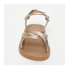 White Sun - Tia Sandals - Gold Goat Leather - Gold