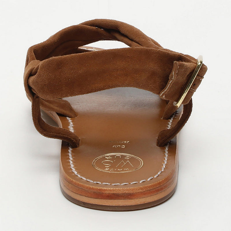 Sol Blanco - Sandalias Banita - Ante Cabra Camel - Camel