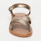 White Sun - Sandalias Bharavi - Piel de cabra dorada - Dorado