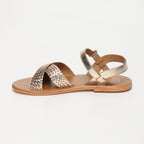 White Sun - Sandalias Bharavi - Piel de cabra dorada - Dorado