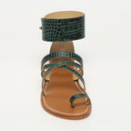 Sandales Darika - Green Croco