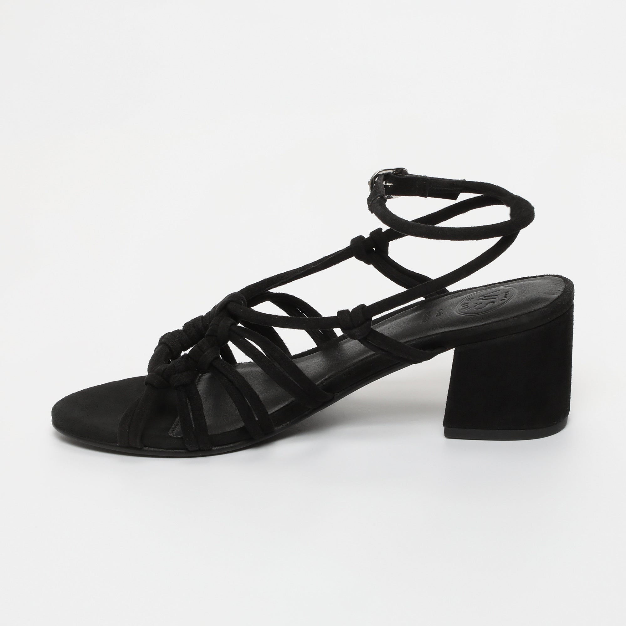 Deekshitha Heeled Sandals - Black