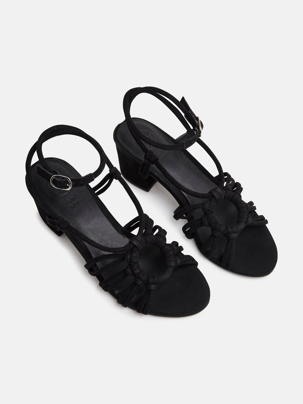 Deekshitha Heeled Sandals - Black