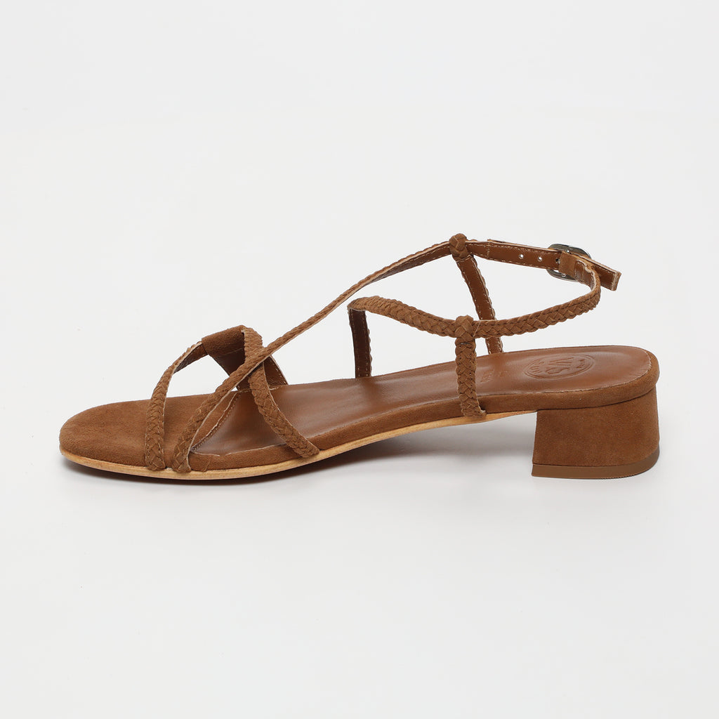 Deepakala Heeled Sandals - Camel