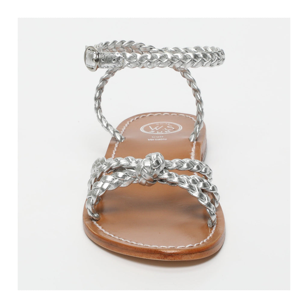 White Sun - Devalekha Sandals - Silver