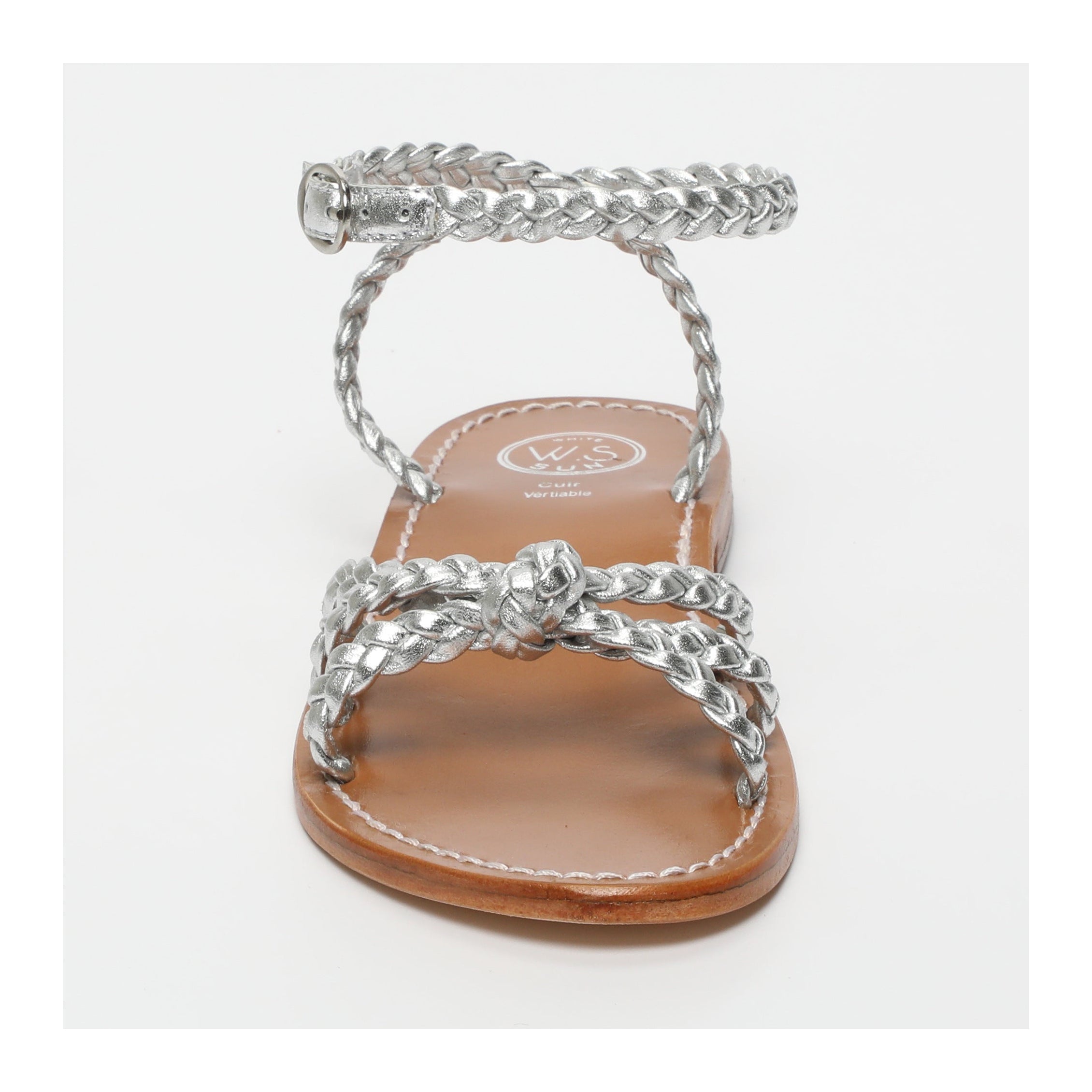 White Sun - Devalekha Sandals - Silver