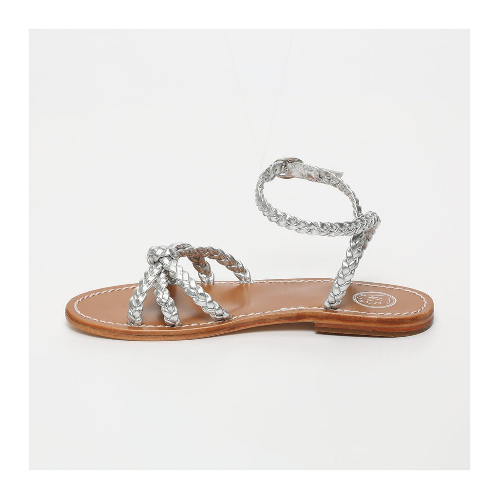 White Sun - Devalekha Sandals - Silver