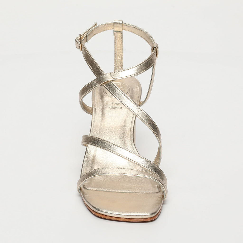 Devanee Heeled Sandals - Gold