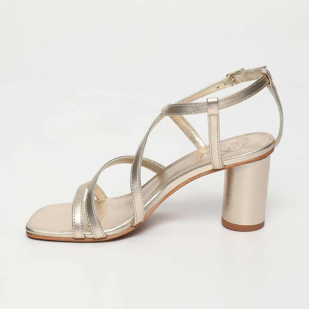 Devanee Heeled Sandals - Gold