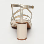Devanee Heeled Sandals - Gold