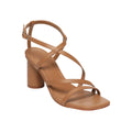 Devanee Heeled Sandals - Light Tan Sheep Nappa - Light Brown