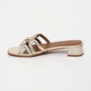 Canaqueese Mules - Platinum