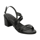 White Sun - Sandales Talon Kachi - Black Buff - Noir
