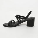 White Sun - Sandales Talon Kachi - Black Buff - Noir