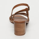 White Sun - Maha Heel Sandals - Brown Goat Leather - Brown