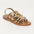 Henna Sandals - Dark Gold