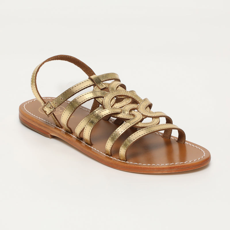 Henna Sandals - Dark Gold
