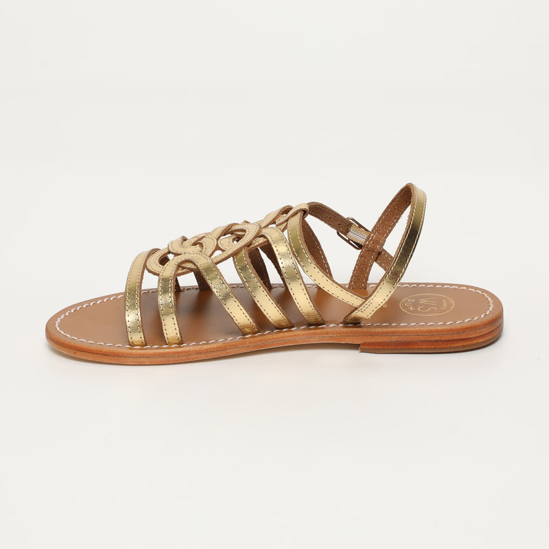 Henna Sandals - Dark Gold