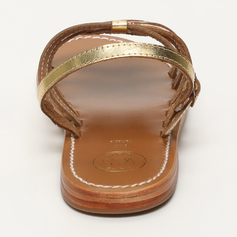 Henna Sandals - Dark Gold